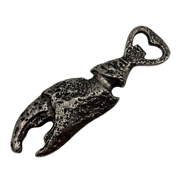 Lobster Claw Hammered Aluminum Bottle Opener‎ - Picture 2 of 3